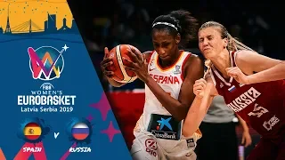 Spain v Russia - Full Game - FIBA Women's EuroBasket - Final Round 2019