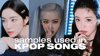 samples used in kpop songs