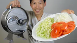 Industrial Fruit and Veggie Slicer Review [Wichemi Brand]