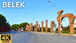 Scenic Drive 4K: Belek Tourism Avenue - Antalya Türkiye (Turkey) 🇹🇷 | City Travel