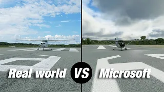 Microsoft Flight Simulator 2020 VS real world flight