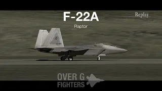 Over G Fighters - F-22A Raptor - Area8 - Taxi, Takeoff