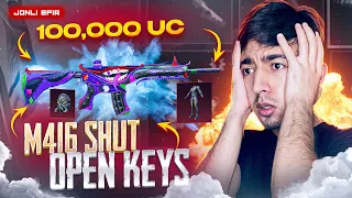 100,000 UC M416 SHUT  OPEN KEYS va PRANK 🔥 PUBG MOBILE!!!