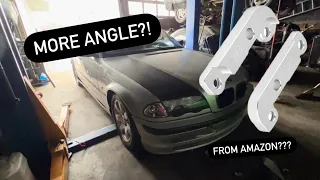 E46 gets Amazon angle adapters!! Will it work?!!