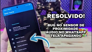 Resolvido! Bug No sensor de proximidade - áudio no WhatsApp tela apagando sozinha 🔥🔥🔥