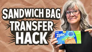 The AMAZING Sandwich Bag Transfer Hack / Transfer Graphics & Photos