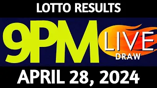 Lotto Result Today 9:00 pm draw April 28, 2024 Sunday PCSO LIVE