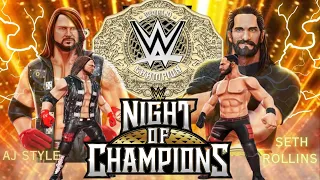 WWE MAYHEM || Night of Champions 🔥 || Seth Rollins Vs AJ styles || #wwemayhem #hindigameplay