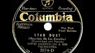 1931 Louis Armstrong - Star Dust