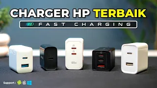 5 Rekomendasi CHARGER HP TERBAIK 2024, Fast Charging untuk IPHONE dan ANDROID