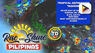 LPA sa bahagi ng Mindanao, ganap nang naging tropical depression at pinangalanang “Aghon”