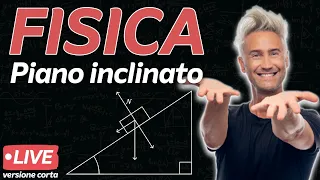 PIANO INCLINATO - piano inclinato fisica, reazione vincolare - Live Versione Corta