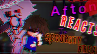 [] Afton family reacts to Security breach // FnaF // GachaClub //