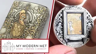 Hand-Engraved Coins & Lighters by Roman Booteen