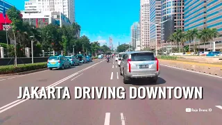 Jakarta Driving Downtown 2020, Capital City Of Indonesia | 4K 60fps