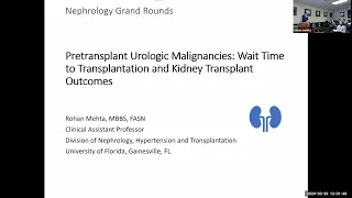 Renal Grand Rounds Lecture - Rohan Mehta, MBBS, FASN 3/29/24