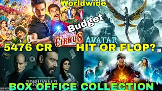 Box Office Collection Of Cirkus Movie, Avatar 2, Bhediya And Drishyam 2 Movie 2022