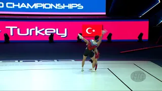 Turkey 2 (TUR) - 2021 Aerobic Worlds, Baku (AZE) Qualifications Mixed Pair