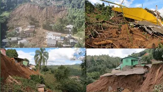 É inacreditável o tamanho do deslizamento de terra na vila dreher. Três Coroas.