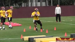 USC Spring Football Day One - Quarterback Drills