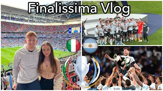 MAGICAL MESSI DAZZLES WEMBLEY AS ARGENTINA BEAT ITALY TO WIN THE FINALISSIMA! | Finalissima Vlog