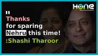"Thanks for sparing Nehru this time" : Shashi tharoor