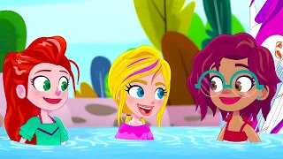 Um Começo Molhado Para o Dia! 💧 😆 | Polly Pocket | WildBrain Português