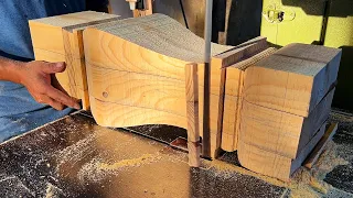 Ingenious Skills & Techniques Woodworking Workers // Extremely Beautiful Wooden Table