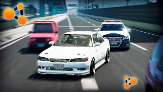 УСТРОИЛ ПОГОНЮ В ЯПОНИИ НА ТУРБО МАРКЕ в BeamNG.drive | DESTIMAGE