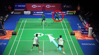 Teo Ee Yi Attacking the Backhand Side of Rian Ardianto