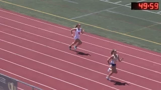 2016 TF - CIF-SS D3 Prelims - Girls 400M Dash (5 Heats)