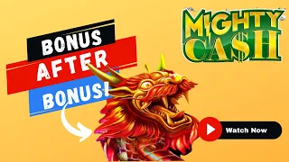 Gonna ride like the wind with Mighty Cash - Long Teng Hu Xiao Bonus after Bonus!