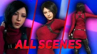 All Ada Wong Cutscenes - Resident Evil 4 Remake [PC 4K MAX]