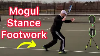 Mogul Stance Tennis Footwork Explained (Advanced Forehand & Backhand Footwork)