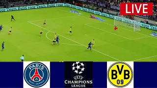 LIVE • PSG vs BORUSSIA DORTMUND SEMI FINAL | Champions League 23/24 • Simulation & Prediction