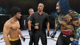 Bruce Lee vs. Wild Choptop - EA Sports UFC 2 - Dragon Fights 🐉