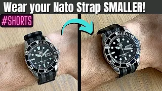 How to wear Nato Straps smaller! #shorts