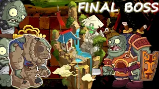 Final boss of Kongfu World hardmode  持刀大侠 - Plants vs. Zombies 2 Chinese version