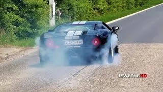 EPIC Ford GT BURNOUT, REVS and More!! LOUD Sounds!