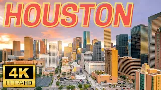 Downtown Houston Texas Walking Tour 4K 2022