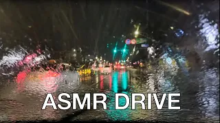 Highway ASMR Drive | Driving in the heavy rain at night, 비오는 날 드라이브 | 4K