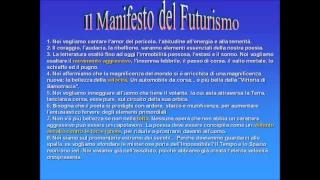 Il manifesto del Futurismo