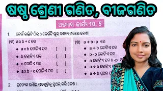 Exercise 10.5, class 6 math, odia medium