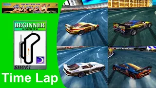 Sega Super GT/Scud Race - Beginner (Night) | Time Lap MT