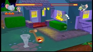 Tom and Jerry in Fists of Furry Gameplay on BackYard Bash Nibbles vs Tom 4K UHD 60Fps