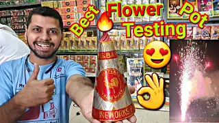 Testing Amazing Diwali | Flower Pot Stash 2020 | New sky Shot Diwali 🧨💣💥