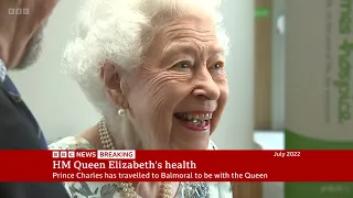 BBC News at One | 8th September 2022 | Queen's Health Concerns