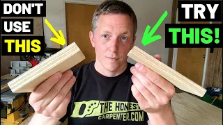 DON'T USE 3/4" PLYWOOD If You Don't Need It...TRY THIS! (1/2" Plywood Vs. 3/4" Plywood--When to Use)