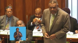 Fijian Minister for Education informs Parliament on the Levuka Public School Hostel