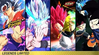 (2024) NEW LEGENDS LIMITED CHARACTER REVEALS & ALL LEGENDARY FINISHES |DB Legends